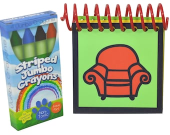 Blue's Clues Handy Dandy Notebook with box of 4 Crayons