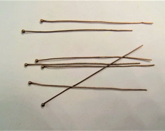 50mm Antique Copper Head Pins, 50CT, M3