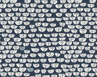 Hidden Garden Sproutlet Dusk Organic Cotton Fabric