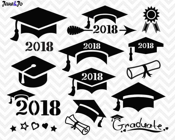 Download Graduation SVG ,Graduation Cap SVG,Graduation Svg Cut file,Graduation SVG Silhouette ,2018 ...