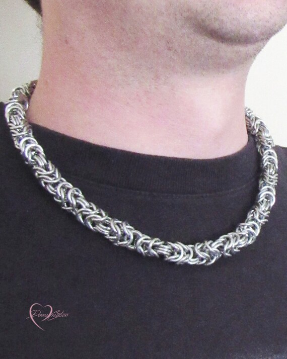 Men Gift Ideas for Birthday Silver Chain Necklace Men Gifts