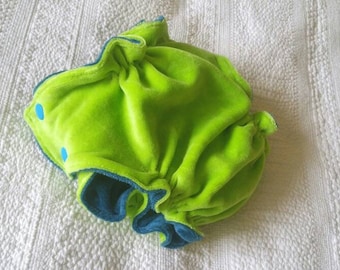 Bamboo velour fitted cloth A12 diaper - small
