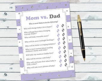 Mom vs dad essay