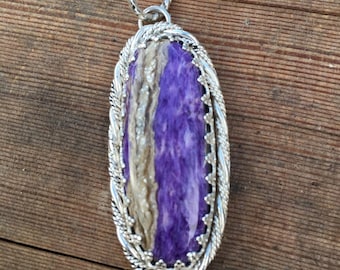 Purple Charoite Pendant