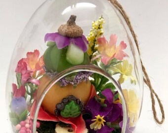 Flower Fairy Garden Terrarium