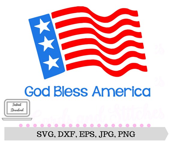 Download American Flag SVG Flag Digital Cut File Instant Download