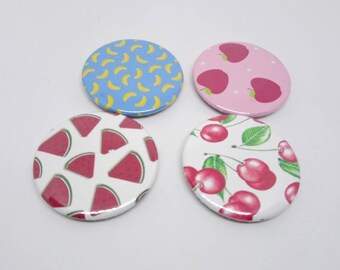 Lot 4 37mm fridge magnets
