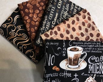 Coffee Half yard bundle (5)