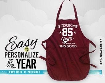 85th birthday, 85th birthday gifts, 85th birthday gift, 85th birthday apron, 1933, 85th birthday, woman birthday 1933, birthday, apron, gift