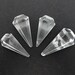 Crystal Quartz Pendulum Point - Metaphysical - Chakra - Crystal Grids - (RK71B2)