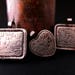 3 Amulet Boxes, Urdu Script Prayer Boxes, Quranic Jewelry, 3 Antique Lockets, Heart Pendant, DIY Tribal Necklace, Tribal India