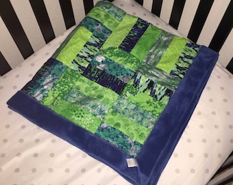 Baby Blanket, Cuddle Me Baby Blanket (Blue)