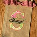 Custom Monogrammed Split Initial Burlap Garden Flag Personalized with Name