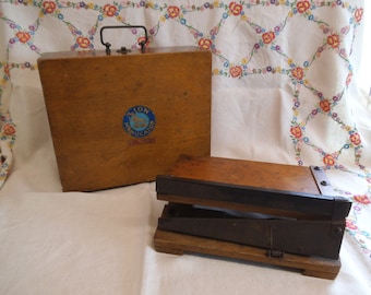 Vintage Lion Menucator No. 2 & Old Paper Guillotine/Cutter