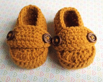 Baby crochet booties Baby shower gift Baby boots Gender neutral baby gift, Crochet baby shoes Baby loafers Unisex baby shoes New baby gift