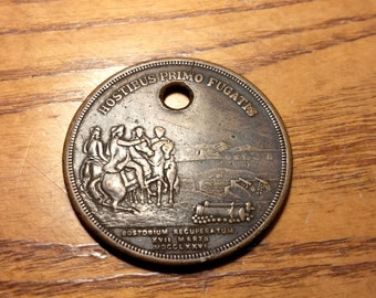 1901 Boston Mass. 125th Anniversary of Evacuation from Boston holed