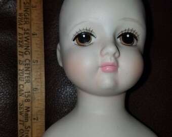 Lee Wards Bisque Doll Head