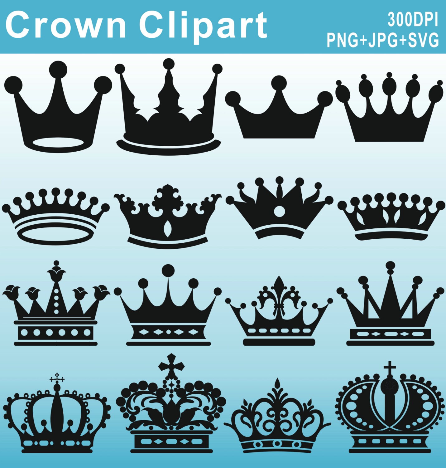 Crown Silhouettes Clipart Royal Crown Clipart Crown