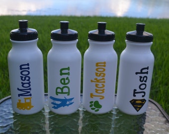 Personalized Kid's Water Bottle, Kid's Paty Favor, Children's Party Favor, Party Favor, Customized Water Bottle, Boy's Party