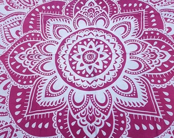 Mandala Indian Throw Double Bedspread Wall Hanging Boho Yoga