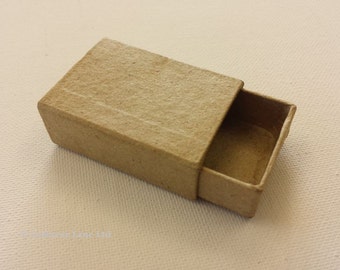 Small Match Box - Plain Cardboard Matchbox - Mini Craft Decorate Present Miniature Gift