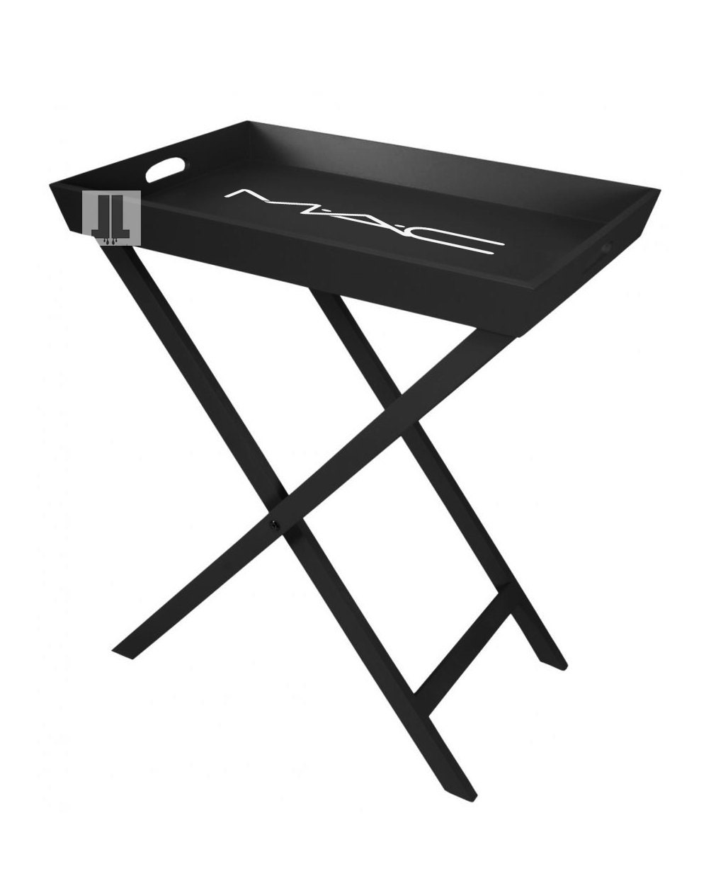 MAC make up vanity tray table Black Foldable 24x16x2