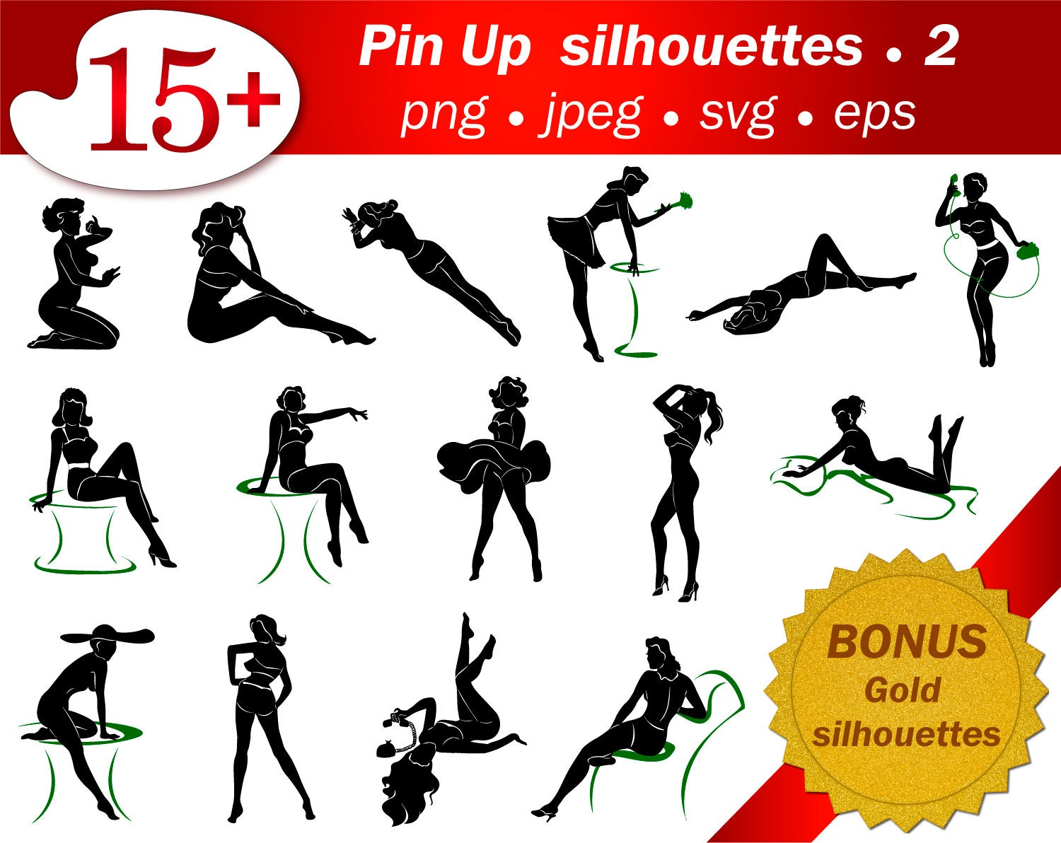 Download Pin Up Girl SVG silhouette cricut Silhouette cameo PNG girl
