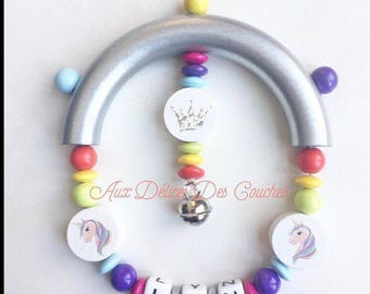 Personalized Unicorn rattle