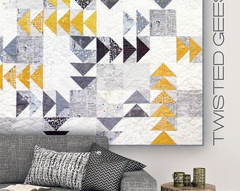 Twisted Geese pattern by Brigitte Heitland from Zen Chic