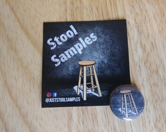 Stool Samples - Pin and Sticker