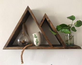 Mountain Triangle Shelves - Rustic Decor for the Home!