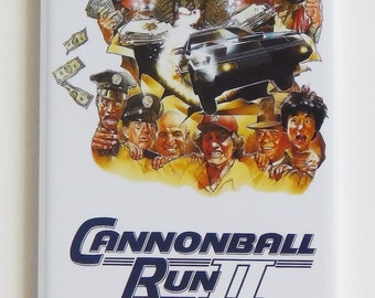 Cannonball Run 2 Movie Poster Fridge Magnet (1.5 x 4.5 inches)