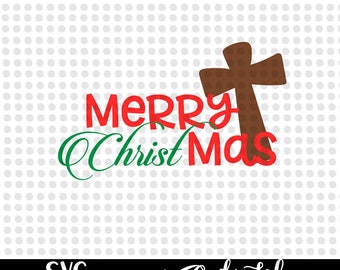 Merry Christ-mas SVG design - svg cut file - svg design - cut file - saying svg - Merry Christmas svg - Christmas svg - instant download