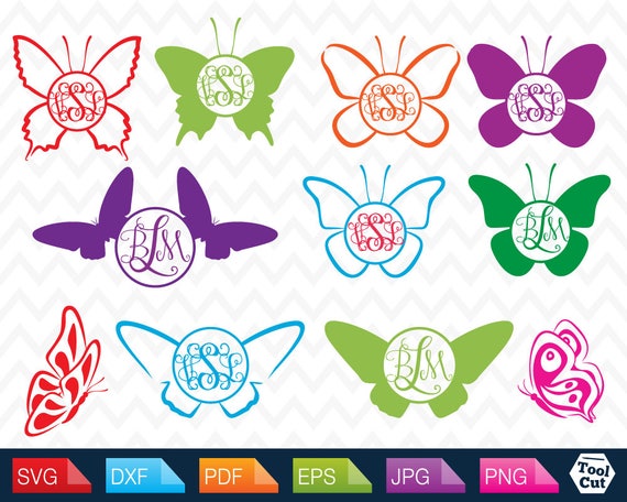 Free Free 53 Butterfly Monogram Svg SVG PNG EPS DXF File