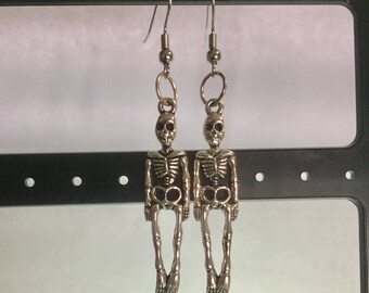 Skeleton hook earrings