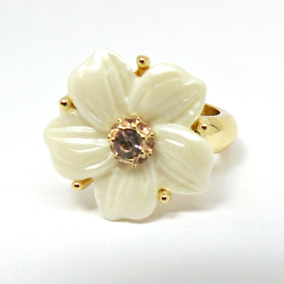 WHITE simple RING for women, perfect gift for women