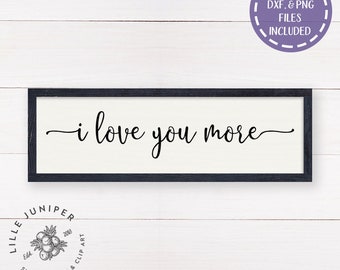 Download Love you more svg | Etsy