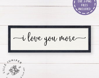 Download Love you more svg | Etsy