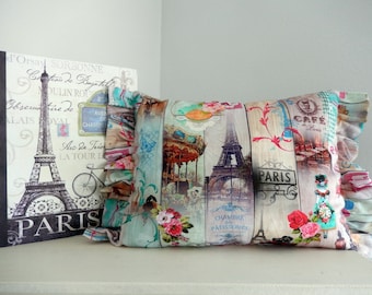 Paris Lovers Brocante Pillow so lively and chic!