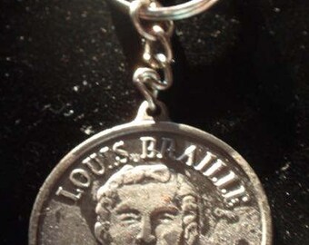 Louis Braille Keychain