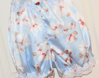 Pure silk bloomers, utterly feminine, so soft, to 40" waist, Sissy Lingerie