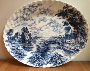 Vintage Bluebrook Ironstone Platter