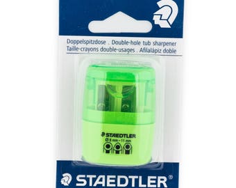 Staedtler 512 - double-hole pencil sharpener with container