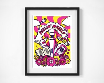 Feelin' Myself - Digital Print - 9x12