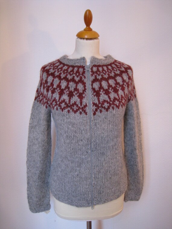 Handmade Icelandic wool sweater or Lopapeysa as we call it
