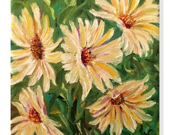 Painting of daisies | Etsy