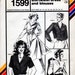 Uncut Stretch and Sew Pattern 1599 Classic Shirtwaist Dress Blouse Fit and Flare Dress Retro 28-44 1981 Stretch n Sew Ann Person