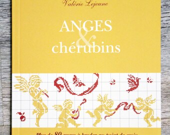 Book angels and cherubs with cross stitch