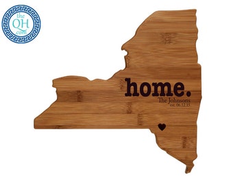 New York Personalized Cutting Board | Home | Custom Housewarming or Unique Wedding Gift