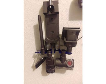 Dyson V6 accessory holders for 6 accessories / holds pieces with notched ring
